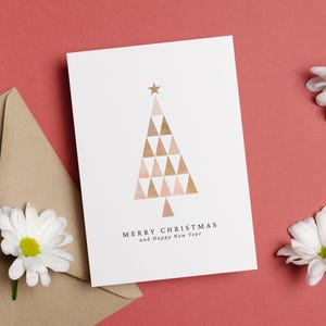 Biglietto di auguri di Natale - Download DIGITALE - Bellissimo biglietto di auguri di Natale stampabile - Stampa 8,5 x 11 pollici - Tagliato a 5 x 7 pollici