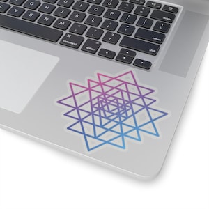 Sri Yantra STICKER Transparent Background