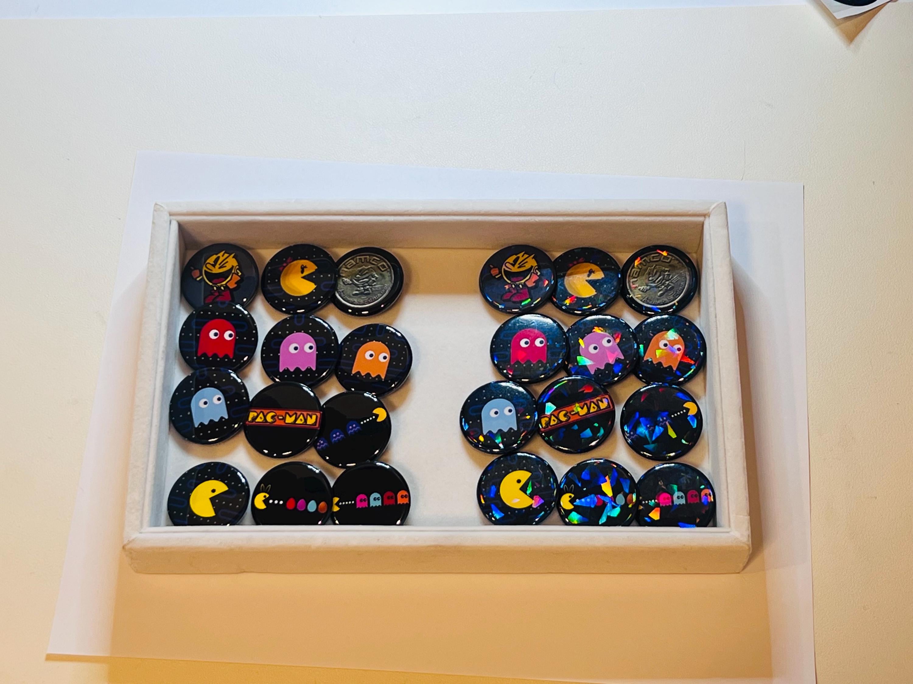 Décalcomanies Qps Pour Machine à Fruits, Thème Pacman, Jackpot £10, 11 Pièces, Occasion