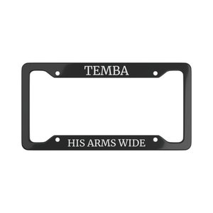 Inspired TEMBA His Arms Wide Star Trek Next Generation Fell Auto Car Accessory License Plate Frame