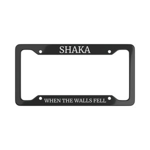 Inspired Star Trek Next Generation Darmok Shaka When the Walls Fell Auto Car Accessory License Plate Frame