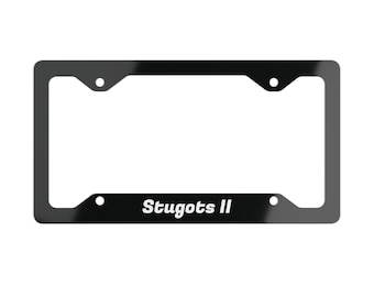 Inspired The Sopranos Stugots Two II Boat Yacht Tony Paulie Car Auto Accessory Metal License Plate Frame