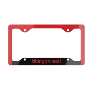 ISPIRATO a Star Trek Next Generation TOS Voyager Impero Klingon Noi siamo Klingon! Accessori per auto Cornice per targa in metallo