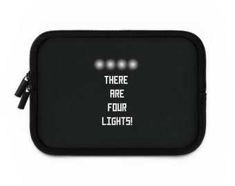 Inspired There Are Four Lights Picard Star Trek TOS Next Generation Computer Tablet iPad Laptop Sleeve Kid Teenager Child Teen Gift