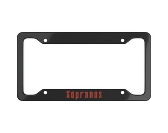 INSPIRED The Sopranos Mob Mobsters Tony License Plate Frame