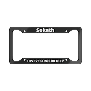 Sokath inspirado Sus ojos descubiertos Star Trek Next Generation TOS Darmok Salad en Tanager Car Auto License Plate Frame Space Picard
