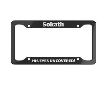 Inspired Sokath His Eyes Uncovered Star Trek Next Generation TOS Darmok Salad at Tanager Car Auto License Plate Frame Space Picard