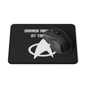 Darmok and Jalad at Tanagra Star Trek Next Generation Non-Slip Gaming Mouse Pad