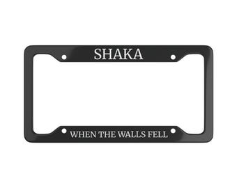 Inspired Star Trek Next Generation Darmok Shaka When the Walls Fell Auto Car Accessory License Plate Frame