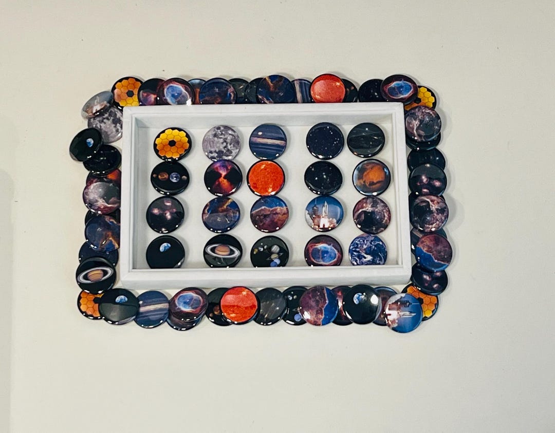 20 Pack Nasa James Webb Pinback 1.25 Inch Buttons Pins Galaxy and Space ...