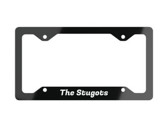 Inspired The Sopranos Stugots Boat Yacht Tony Paulie Car Auto Accessory Metal License Plate Frame