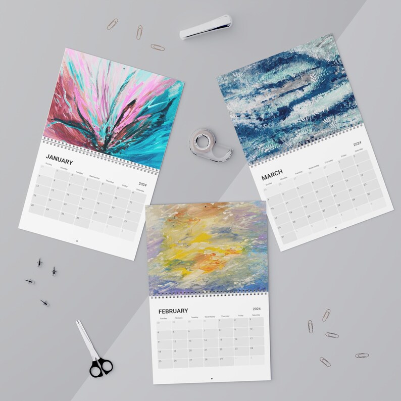 2024 Wall Calendar 2024 Calendar Wall Nature 2024 Calendar Etsy Singapore