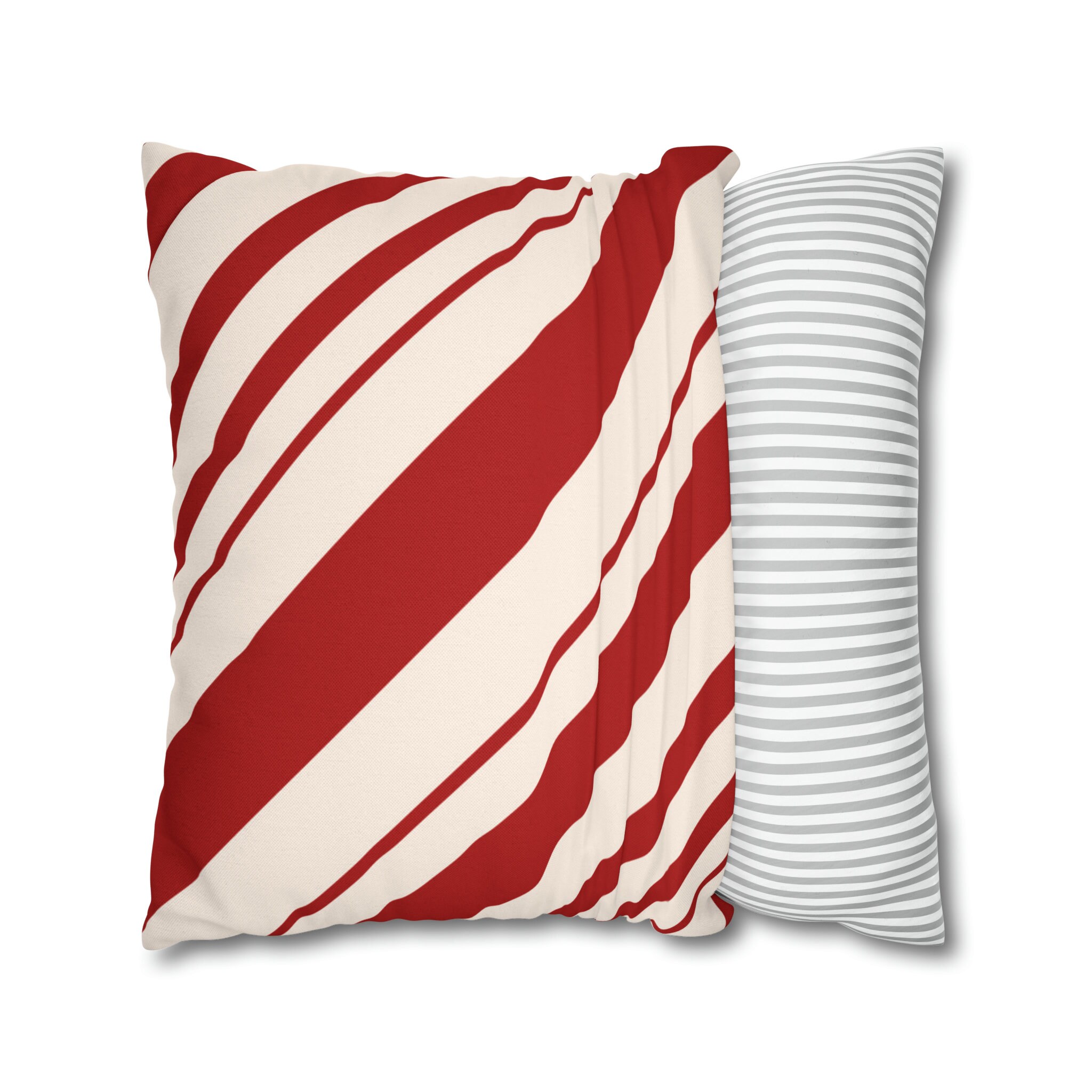 Peppermint 16x16 Pillow Cover Candy Cane 20x20 Pillow Cover 20x20 Throw
