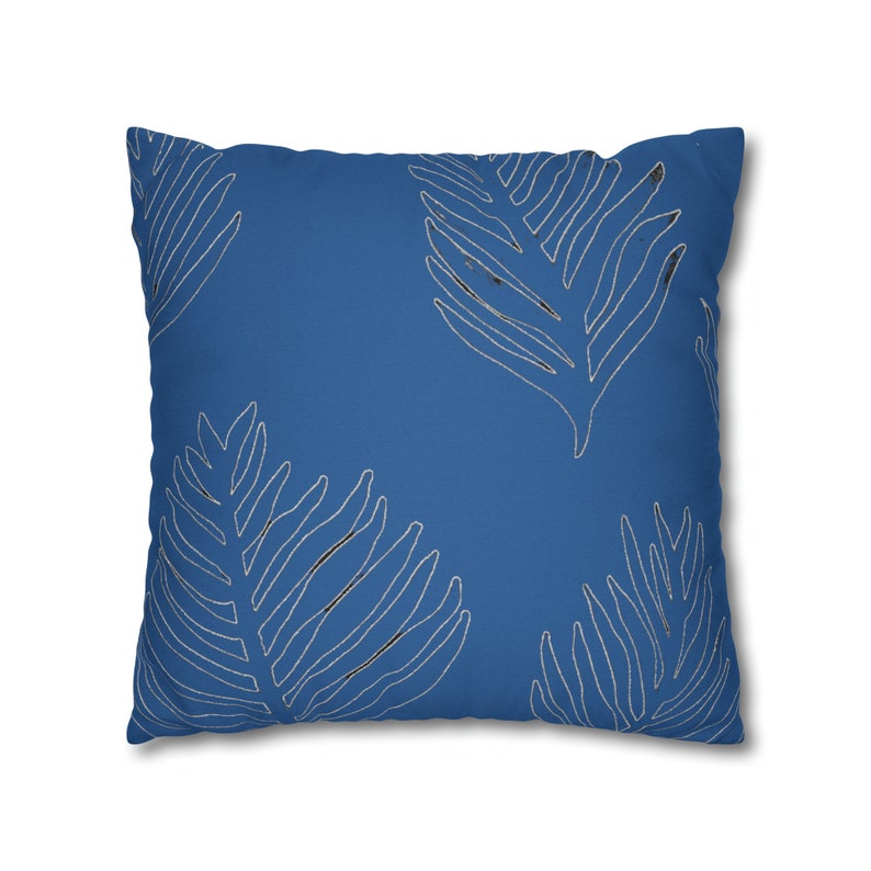 16x16 Pillow Cover 20x20 Pillow Cover Tropical Palm Leaf Throw Pillows