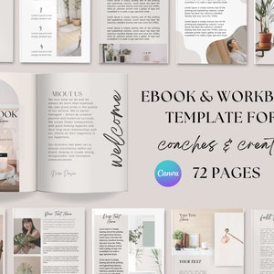Editable Workbook Template | Lead Magnet | Life Coach | Course Guide  | Canva Coaching Ebook Template | Coaching Tools