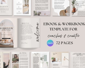 Editable Workbook Template | Lead Magnet | Life Coach | Course Guide  | Canva Coaching Ebook Template | Coaching Tools