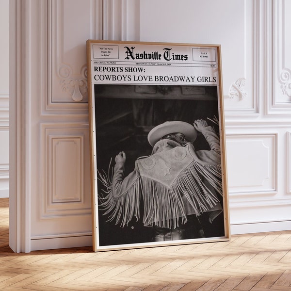 Nashville Broadway Wall Art Etsy