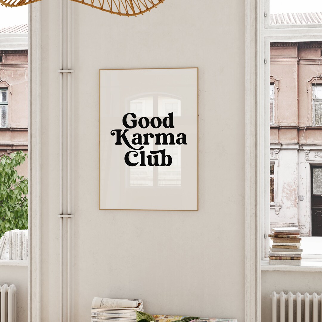 Good Karma Club Midnights Album Print Karma Lyrics Wall Art Etsy