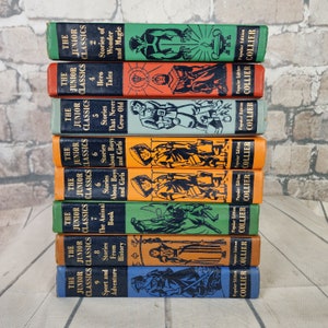 Colliers Junior Classics / Young Folks Shelf of Books / 1960's / Hardcover