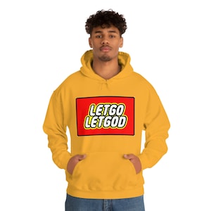 Let Go - Let God (Alcoholics Anonymous - Narcotics Anonymous) Hooded Sweatshirt
