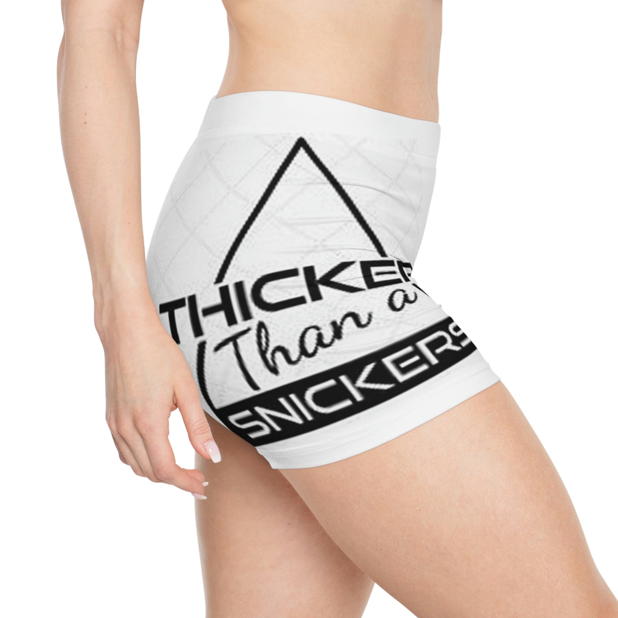 Thicker Than a Snicker Shorts Etsy