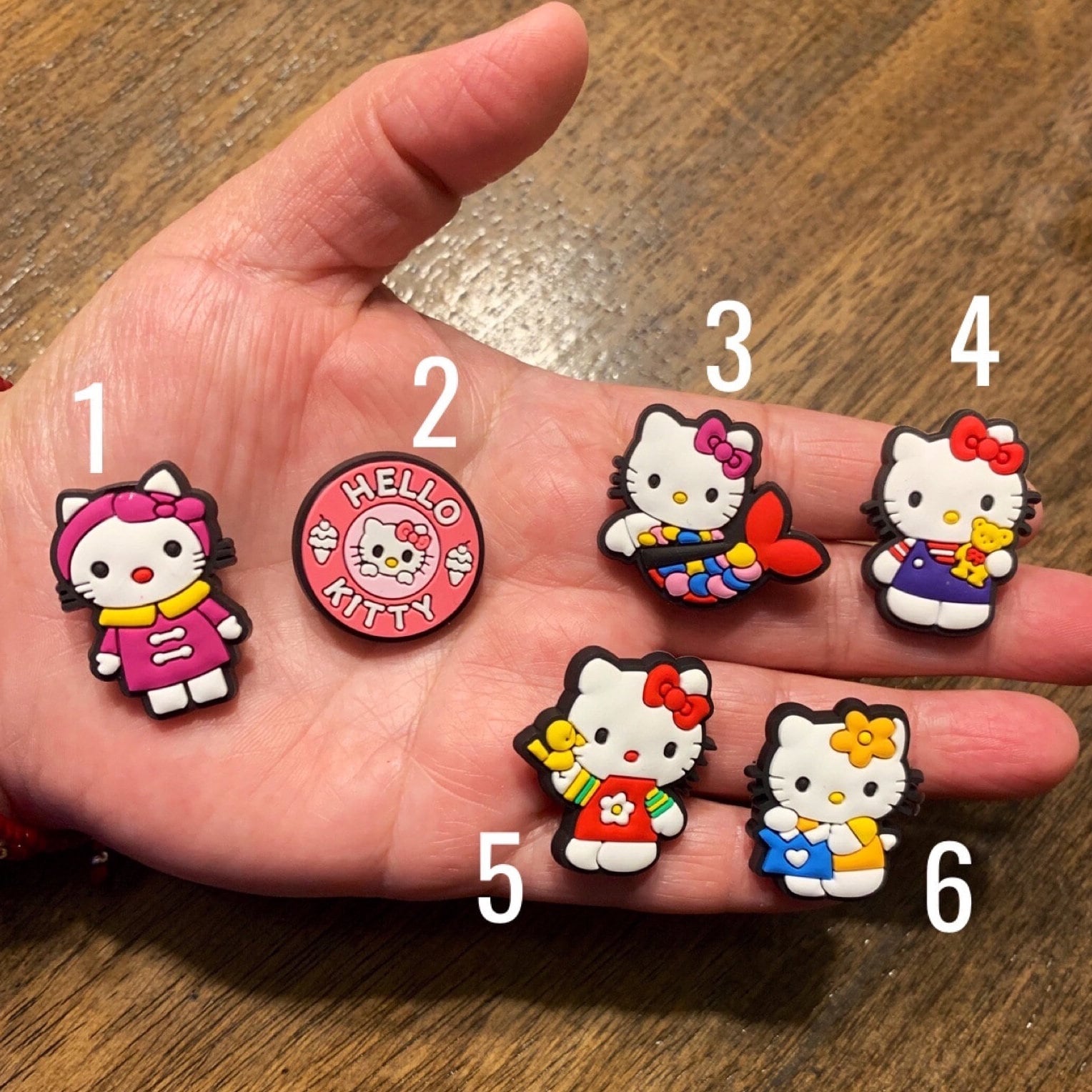 Hello Kitty Shoe Charms Etsy