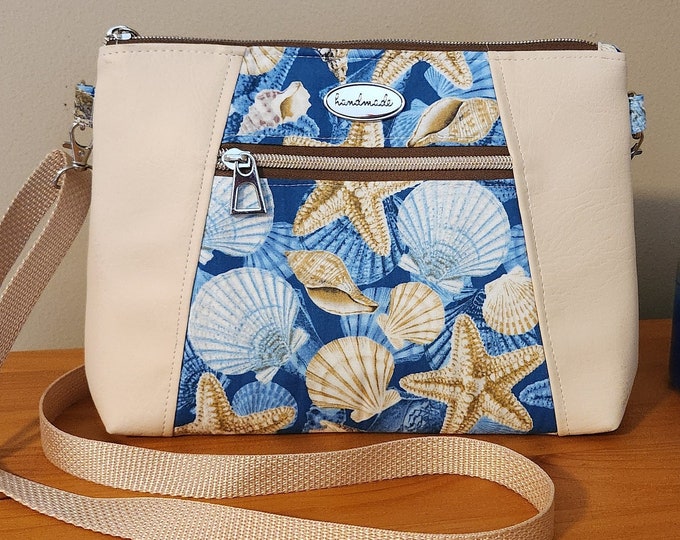 Signare Bag Shells Handmade 'blue Seashell’ Sunshine Crossbody Sling Bag | Everyday ...