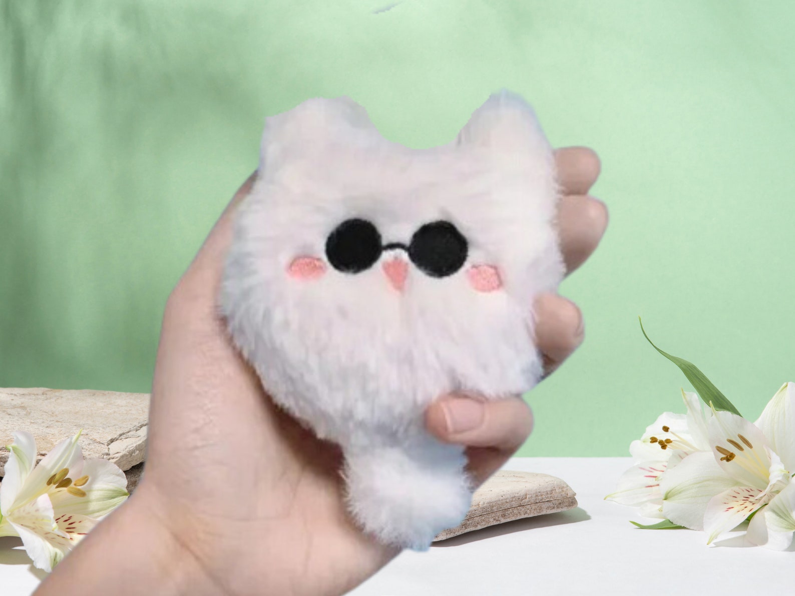 Anime Gojo Kitty Plush Jujutsu Kaisen Plush Cute Kitty Plush Etsy