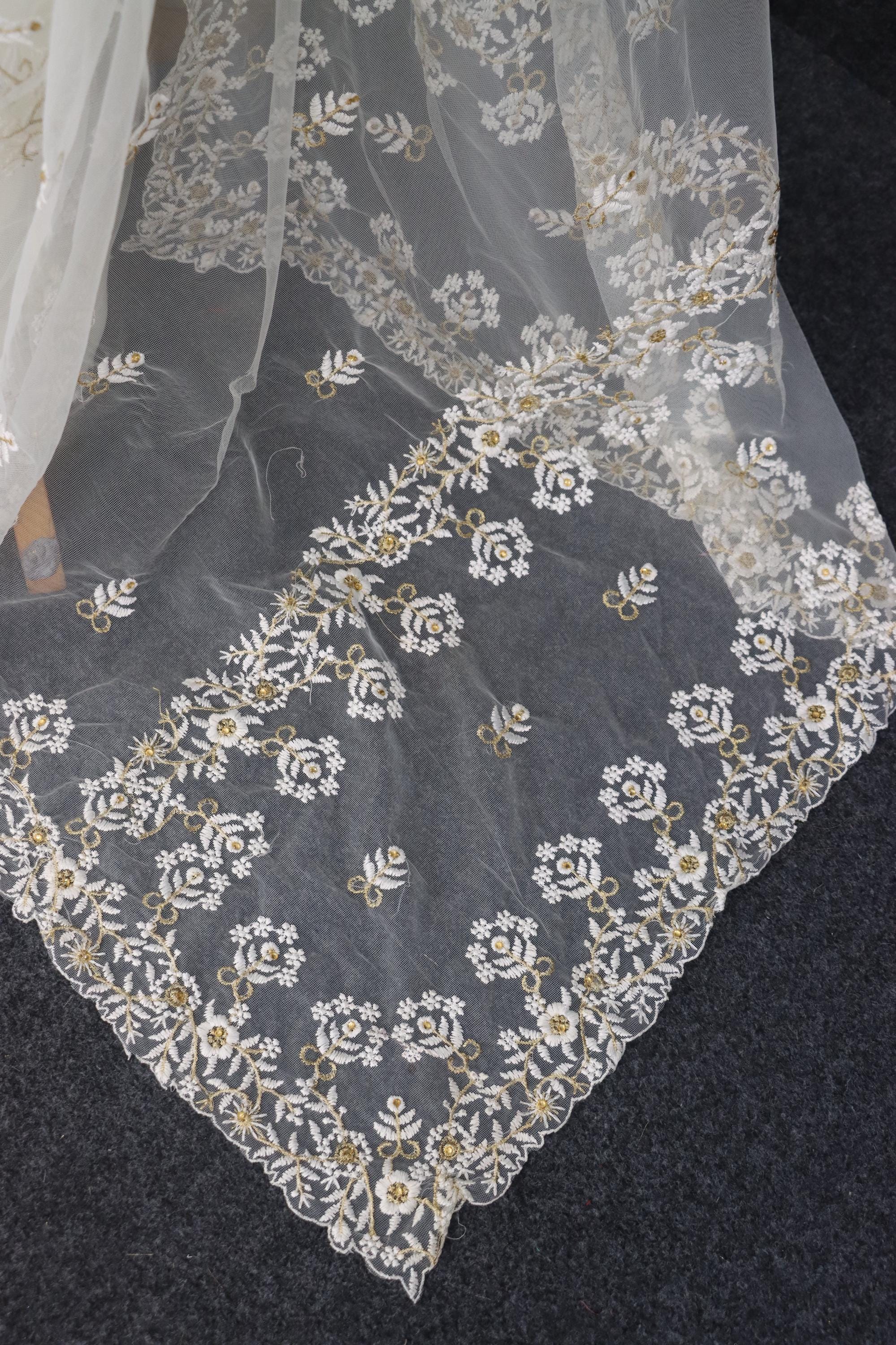 Elegant Butterfly Mono Net Saree  with Fancy Thread & Handwork | Satin Silk Inner Blouse | Ethnic Partywear Drape | Indian Designer Saree