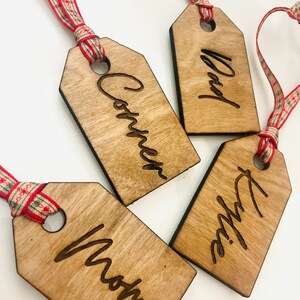 Personalized Engraved Stocking Tag