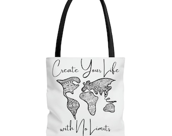 Create Your Life Map Tote Bag