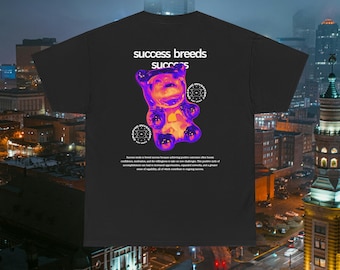 T-shirt ours en coton épais « Le succès engendre le succès »