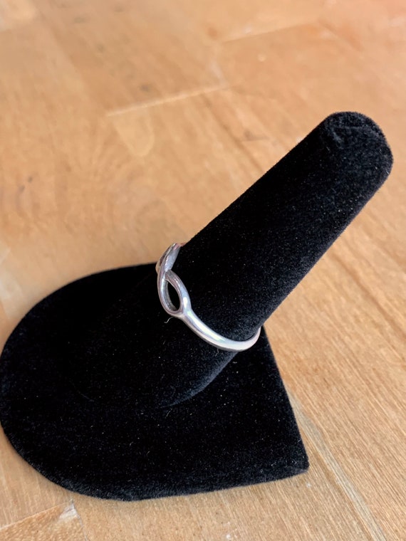 Cute Sterling Silver Infinity Ring - image 3