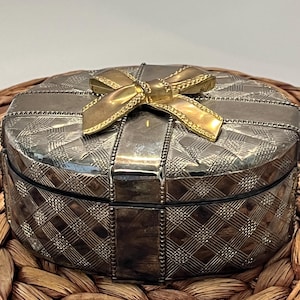 Godinger Silver Art Vintage Jewelry Trinket Box