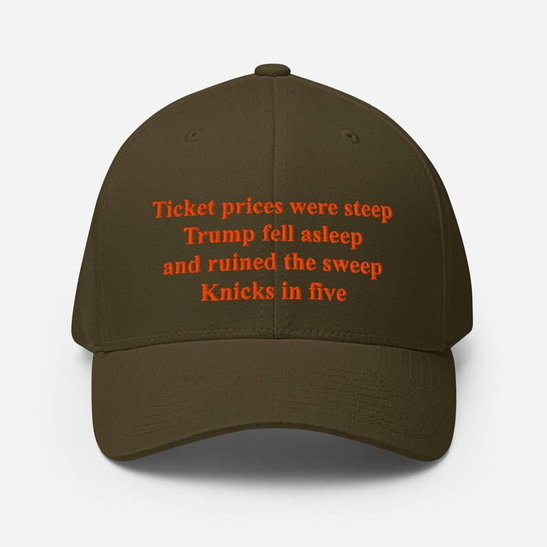 Ticket Prices Were Steep Trump Fell Asleep And Ruined The Sweep Team In Five Structured Twill Cap