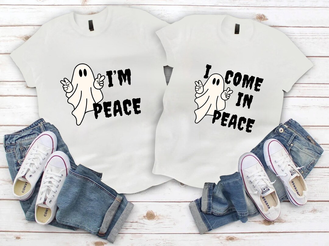 Débardeur Femme « I Come In Peace I'm Peace » – Idée Cadeau Drôle Pour Couple, Fêtes Ou Anniversaire
