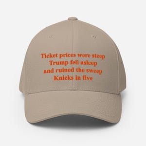 Ticket Prices Were Steep Trump Fell Asleep And Ruined The Sweep Team In Five Structured Twill Cap