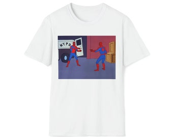 Spider-Man Pointing at Spider-Man Funny Meme Shirt
