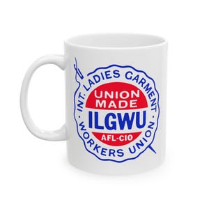Taza de cerámica de Anne Hathaway como Andy Sachs, perteneciente al Sindicato Internacional de Trabajadoras de la Confección (ILGWU), (11 oz, 15 oz)