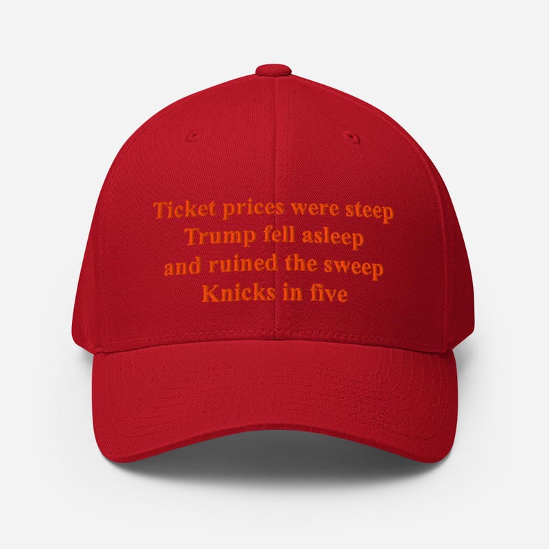 Ticket Prices Were Steep Trump Fell Asleep And Ruined The Sweep Team In Five Structured Twill Cap