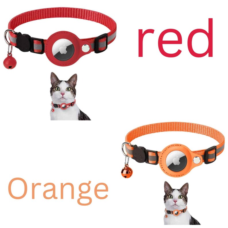 Antilost Pet Cat Collar for the Apple AirTag Protective Etsy