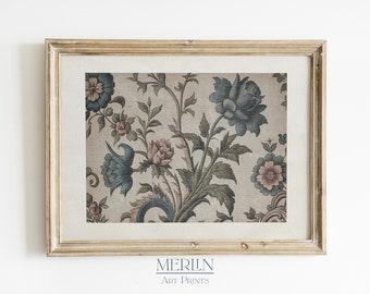 Vintage William Morris Textile Wall Art Antique Tapestry Art Print Digital Download #77
