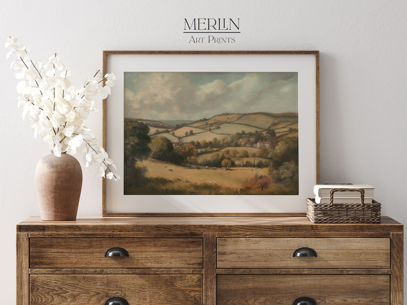 French Country Gallery Wall Art Set, Rustic Landscape Prints (digital ...