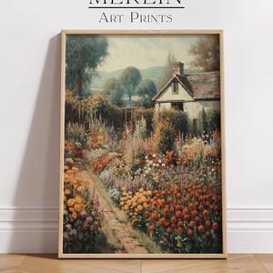 Rustic Autumn Landscape Oil Painting
