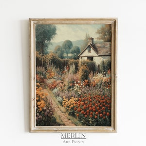Printable Autumn Landscape Oil Painting Download
