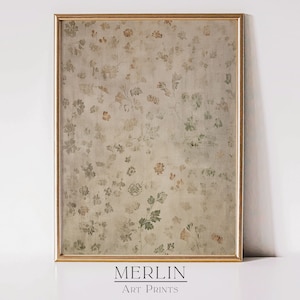 Rustic Antique Textile Art Neutral Tapestry Wall Print Beige Printable Art for Farmhouse Living Room Decor Vintage Digital Download 329