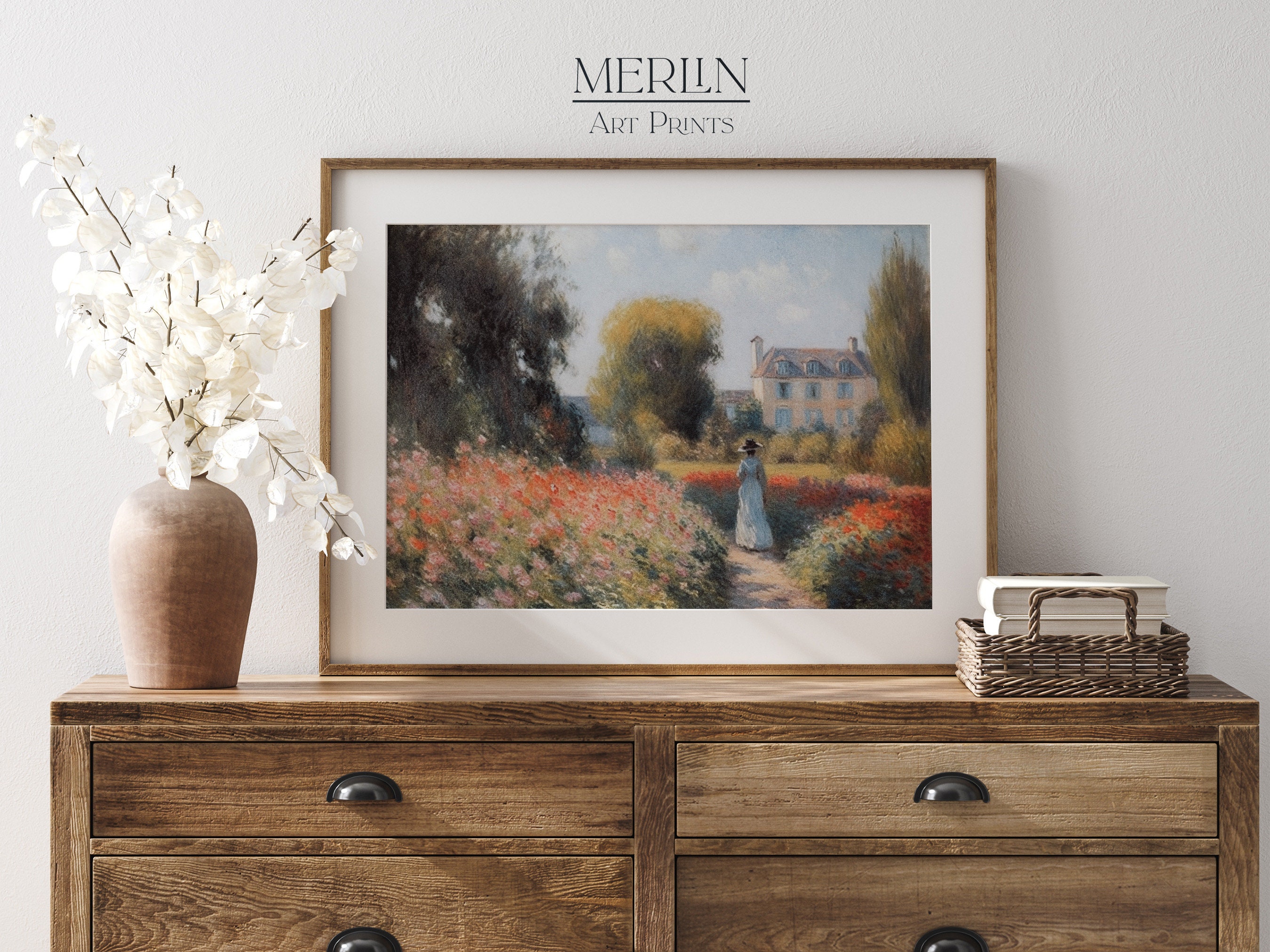 Vintage French Country Wall Art Printable Landscape Oil - Etsy