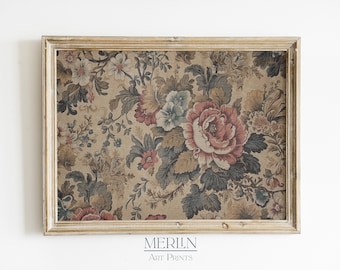 Vintage William Morris Textile Wall Art Antique Tapestry Art Print Digital Download #78