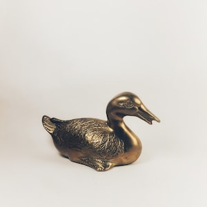 Brass Duck Ornament