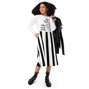 Last of Me Langarm Midi Kleid